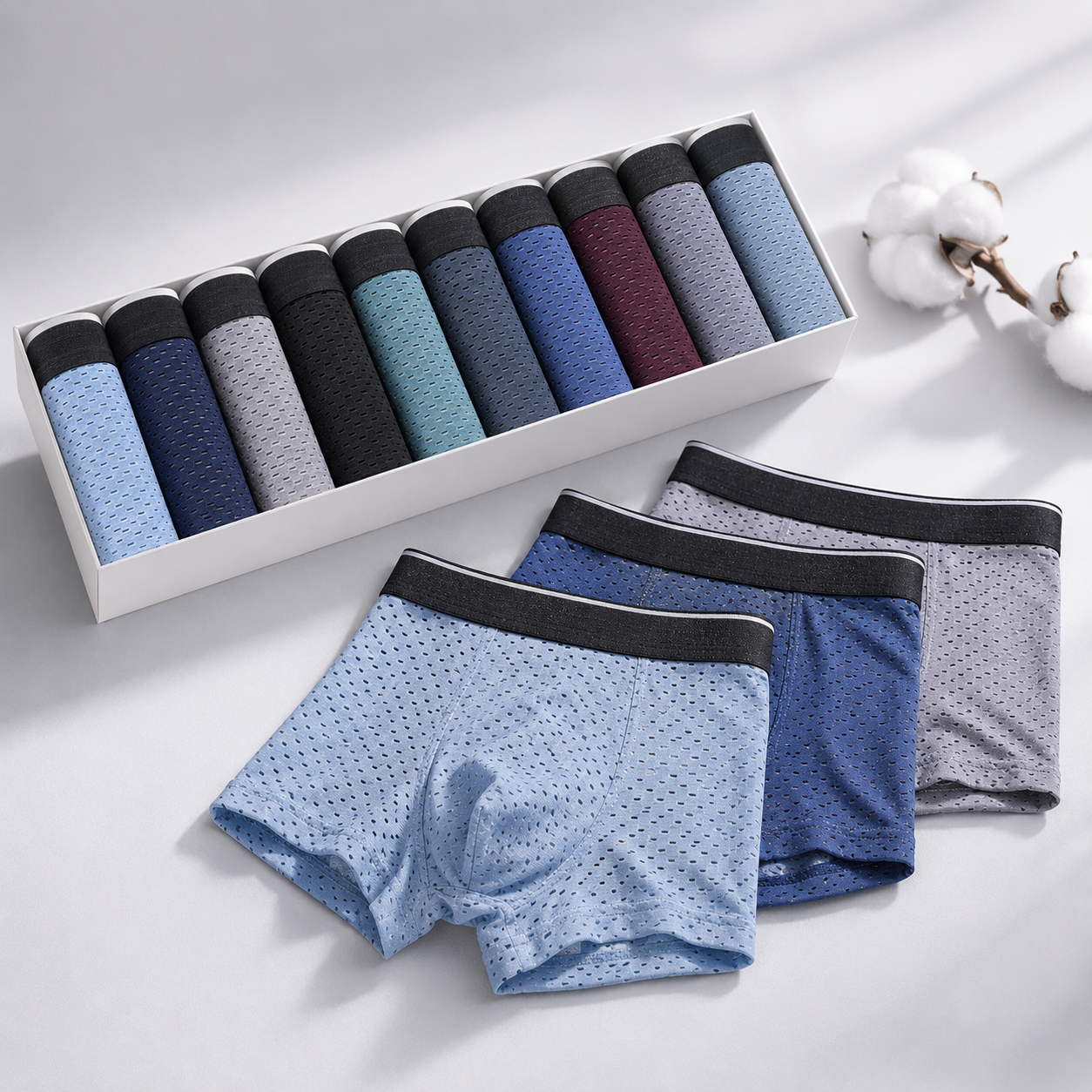 Bóxers Premium Para Hombre: Paga 5 y Llévate 10 con Frescura Todo el Día