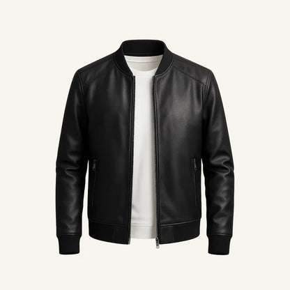 Chaqueta de cuero para hombre - Gran Nero