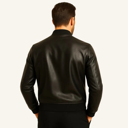 Chaqueta de cuero para hombre - Gran Nero